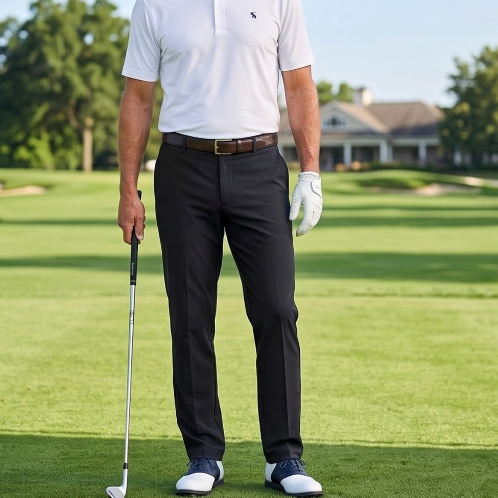 Puma Essential Pounce Golf Pant Mens 32/32 Black Athletic Performance DryCell